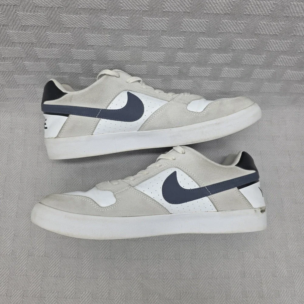 Nike Delta Force Vulc Sb White Thunder Blue Mens Size 11 942237-100O